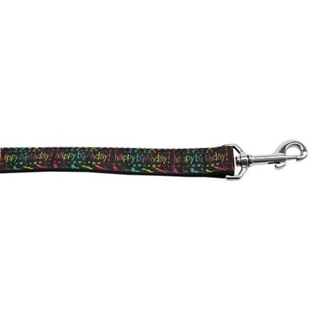 UNCONDITIONAL LOVE Happy Birthday Nylon Dog Leash 4 Foot UN764808